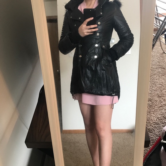 Lamb leather coat - Picture 3 of 8